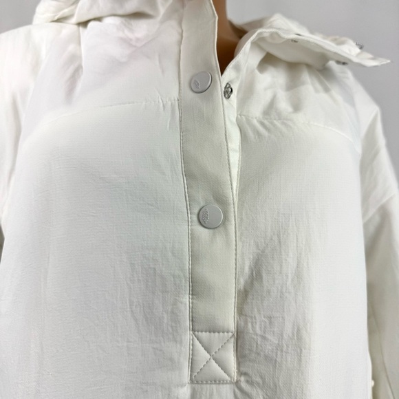 Free People Movement NEW Women’s Sz XS Soft White 1/4 Snap Hooded Puffer Jacket - Picture 3 of 15